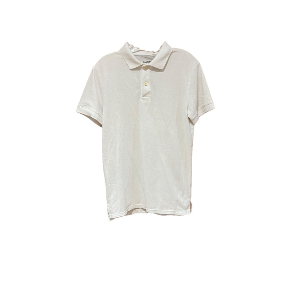 Goodfellow and Co Mens White Polo Shirt Size S